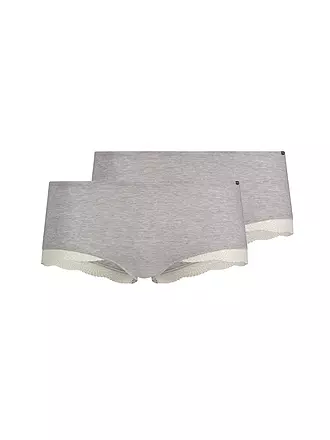 SKINY | Panty 2er Pkg black | hellgrau